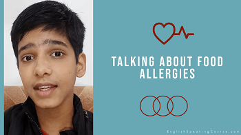 Food allergy vocabulary - talk about your health