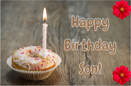 birthday wishes for son in English
