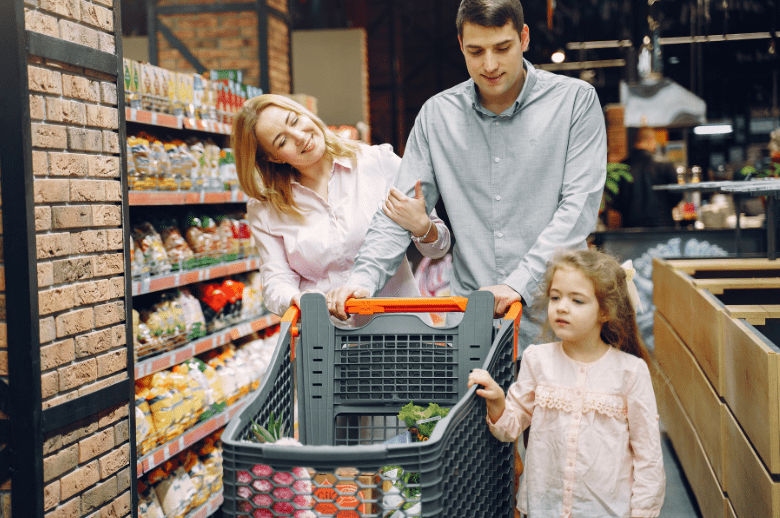 English Conversations at the Supermarket